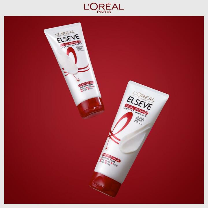 로레알파리 토탈 리페어5 인스턴트 미라클 헤어팩 170ml 2개 