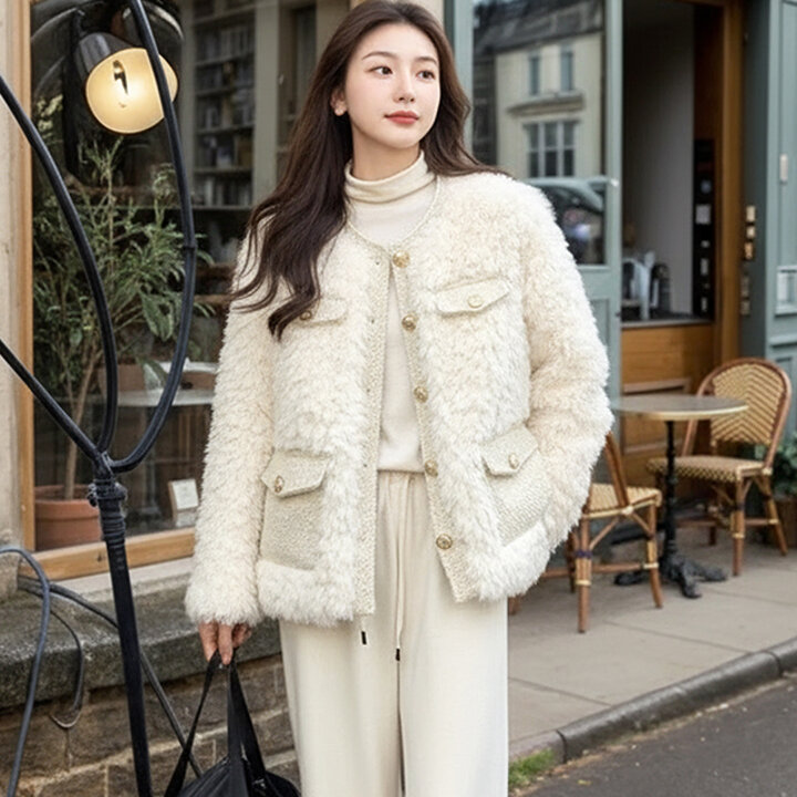 [쉐바] 스완퀼트패딩퍼코트