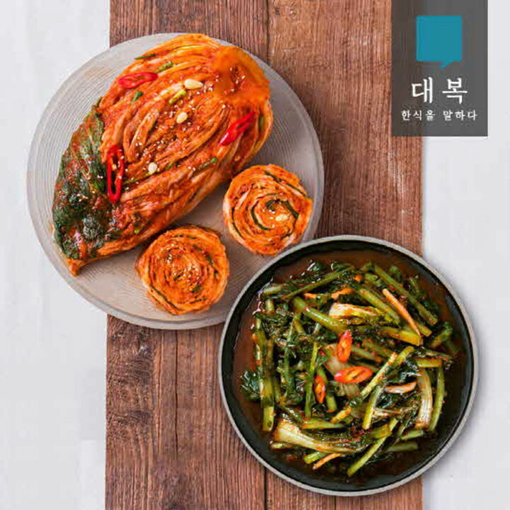 대복 포기김치 2kg+열무김치2kg (꽃게육수로 시원하고 아삭한 맛)