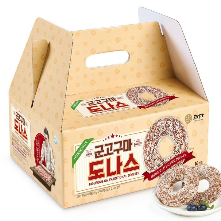 호정가 군고구마도나스 (16개입) / 겉바속촉 깊이 있는 달콤함