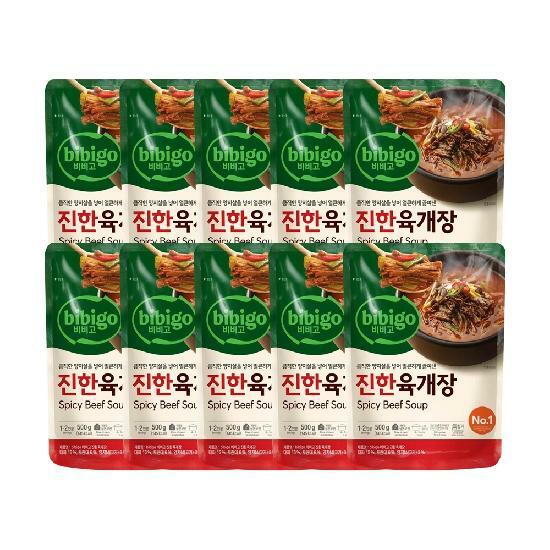 CJ 비비고 진한육개장 500g x10개