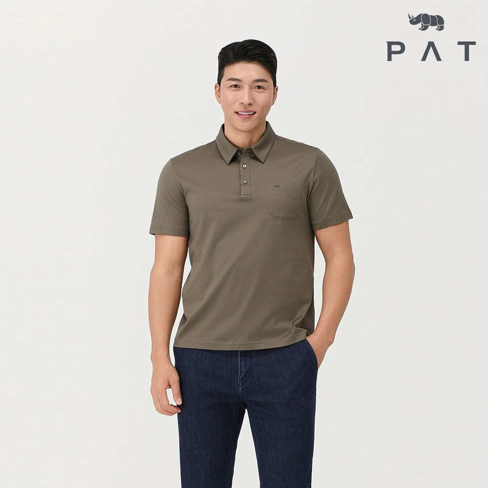 [PAT] 실켓 카라 반팔 티셔츠_1KA5101
