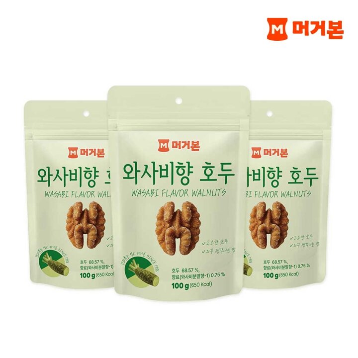 와사비향호두 100G X 3봉