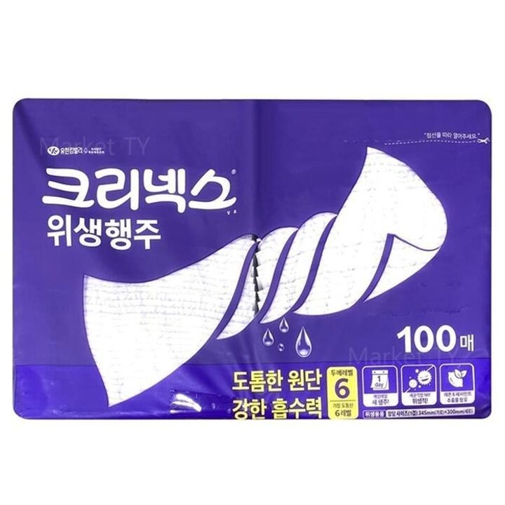 크리넥스위생행주100매