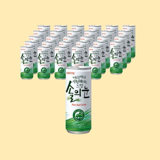 머리까지 시원해지는 느낌 솔의눈 240ml 30캔(한박스) (16257949)