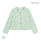 [반에이크] 브이넥 트위드자켓_VB35JKQ303Z
