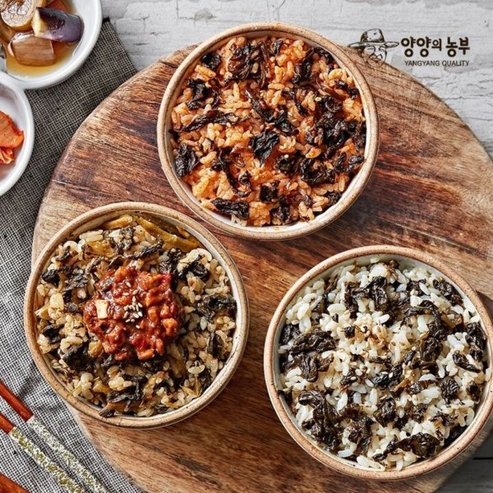 양양의농부 간편 뚝딱 비빔나물 3종 80gx6팩(각2팩씩)[35276784]