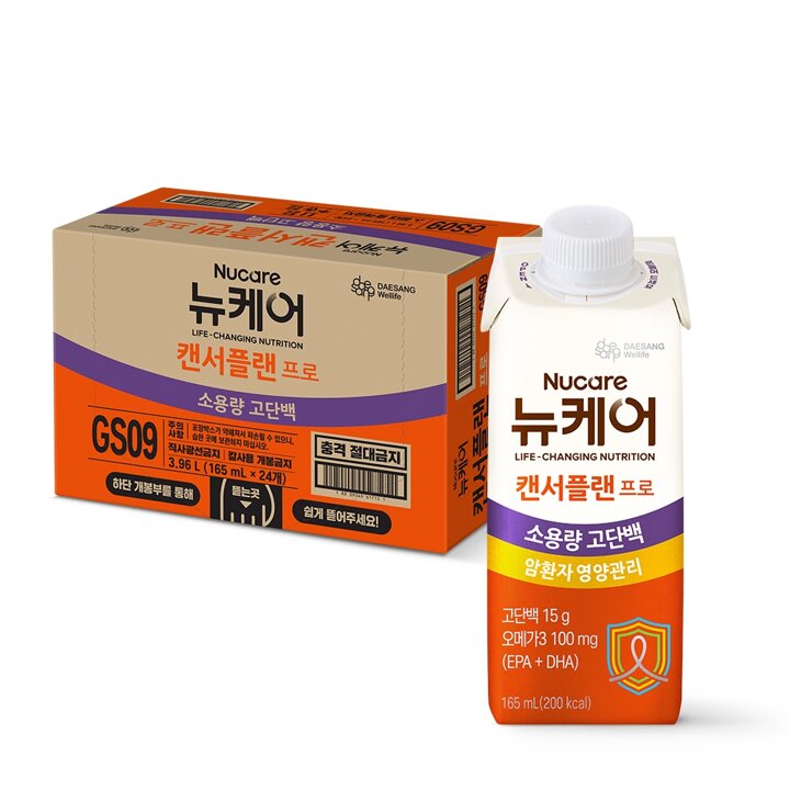 [대상웰라이프]뉴케어 캔서플랜 프로 1.2 (165mlx24팩), 1박스