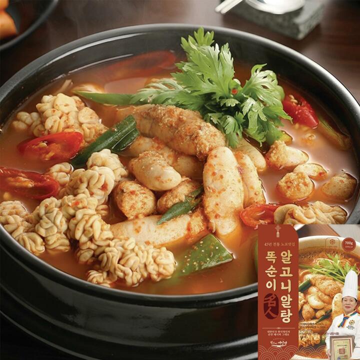 똑순이 알고니 알탕 700g X 5팩