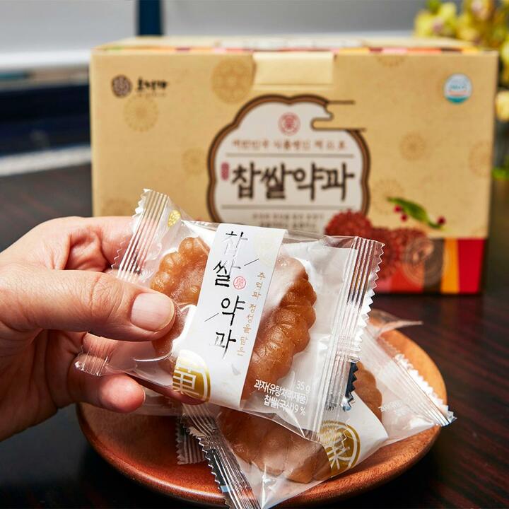 호정가 찹쌀약과세트 3KG (약 80입) / 대용량 전통과자세트