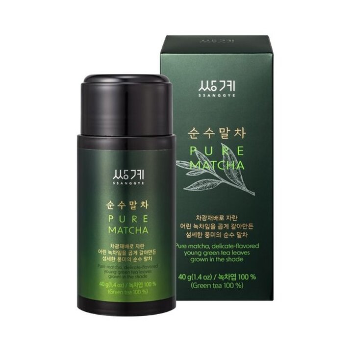 (신세계본점)하동녹차 100퍼센트 순수 말차가루 40g