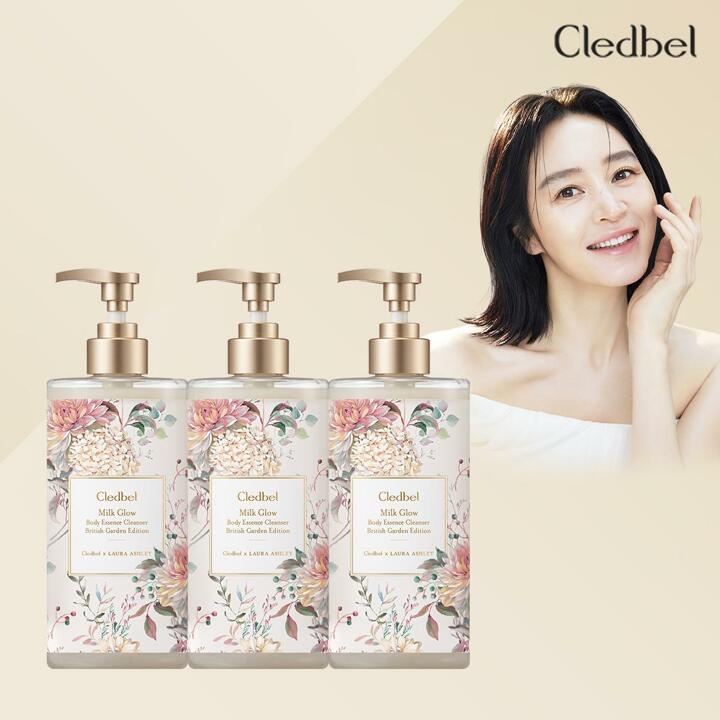끌레드벨 밀크글로우 바디 에센스클렌저 400g *3병