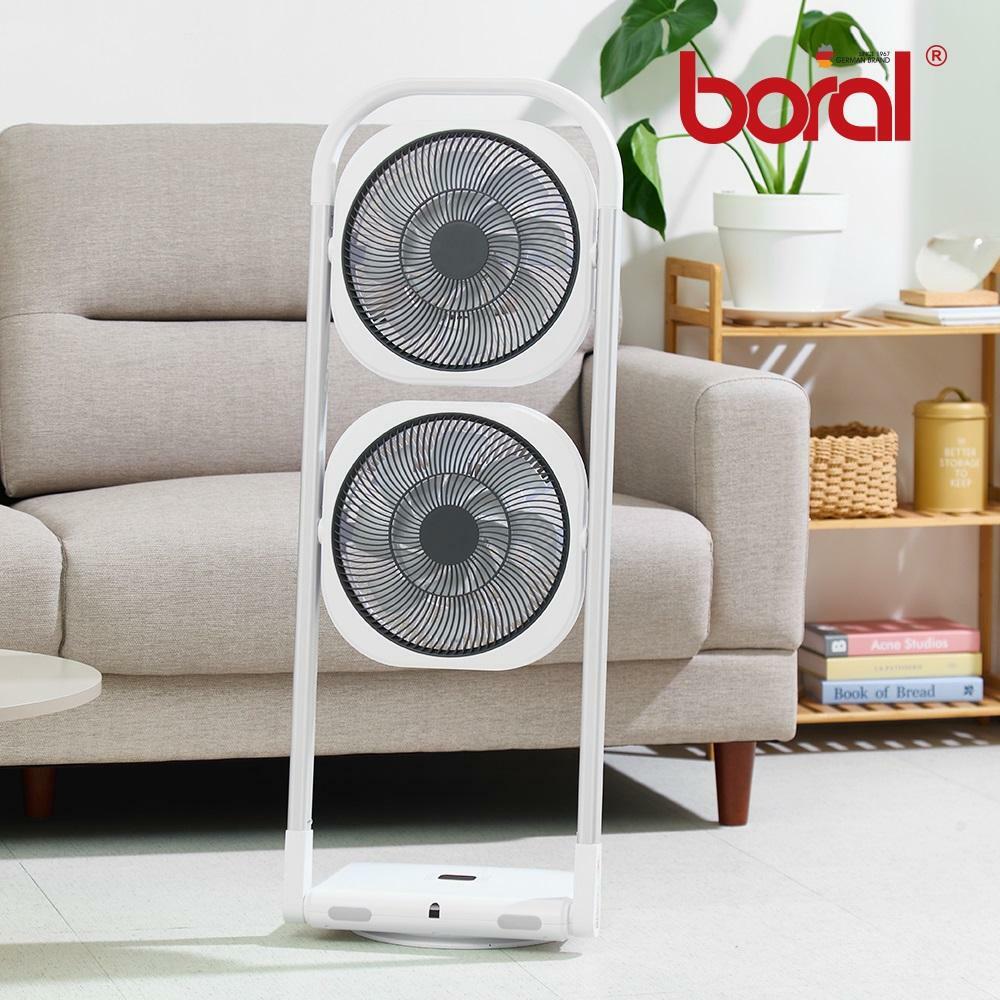 ★방송★ 보랄 BLDC  듀얼 헤드 폴딩팬 (BR-DH220F)