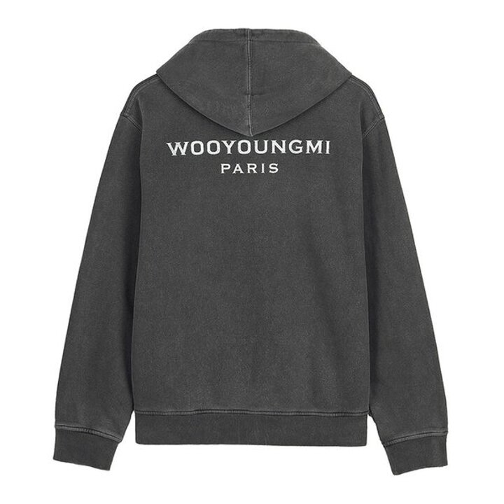 (신세계김해점)[WOOYOUNGMI] FW25 남성 백로고 후디 W253TS37 777G