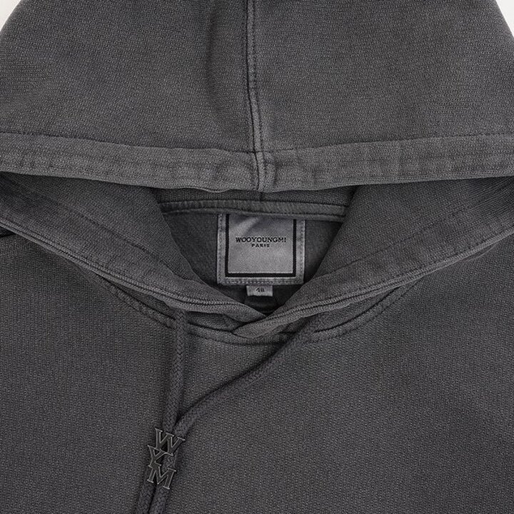 (신세계김해점)[WOOYOUNGMI] FW25 남성 백로고 후디 W253TS37 777G