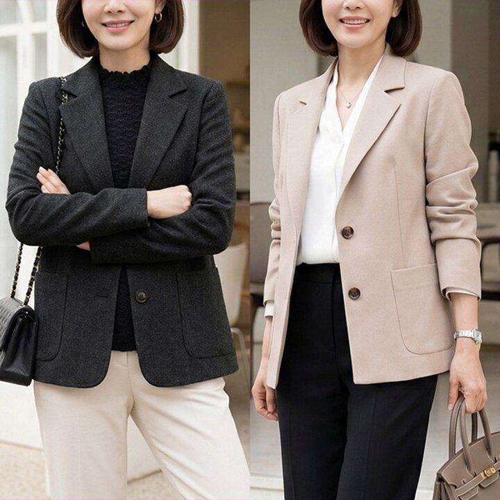 [엄마옷 로즈맘] 모더니크스탠다드자켓