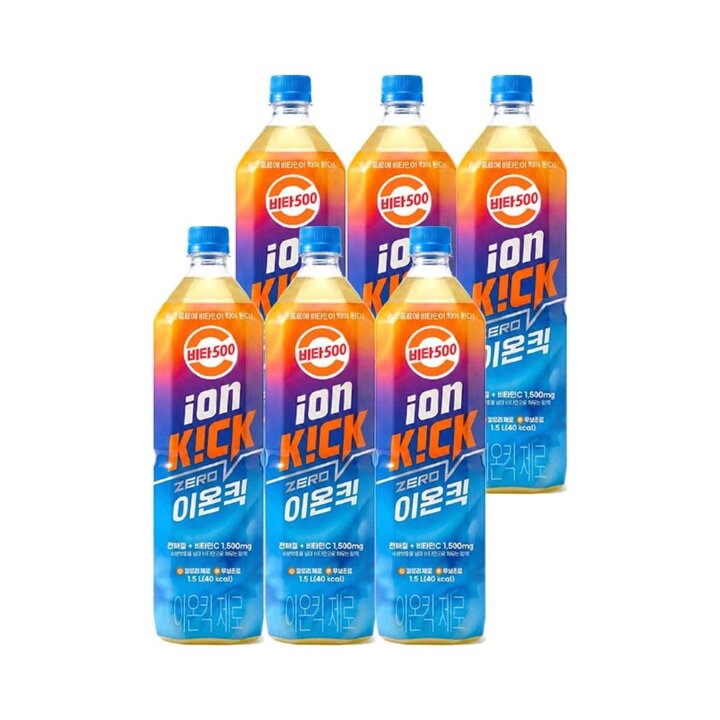 광동 비타500 이온킥 제로 1.5L 6입
