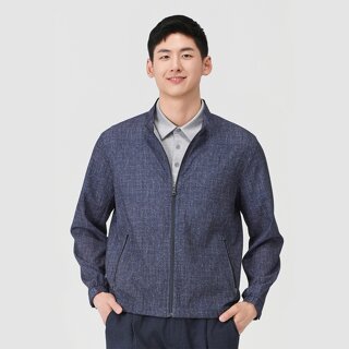 [PAT] 서커 프린트 블루종 점퍼_1L31302