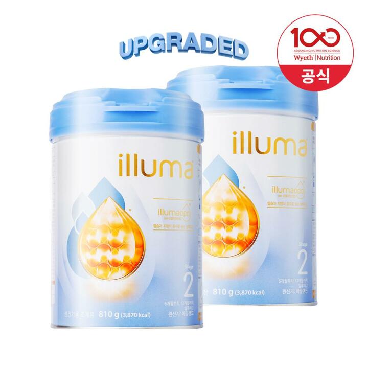 [공식] 일루마 분유 2단계 810g, 2통