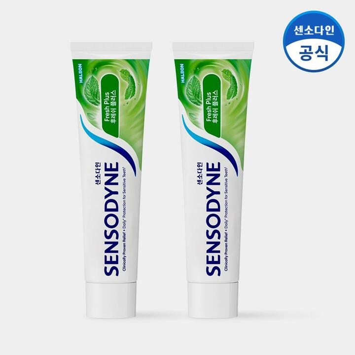 센소다인 후레쉬 플러스 민감성 치약 100g x2개
