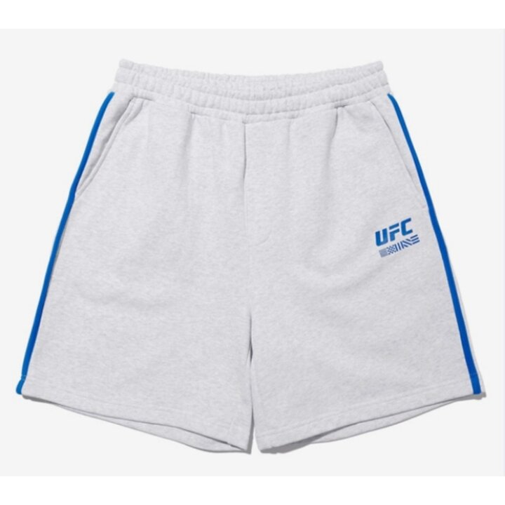 (신세계김해점)UFC 애시드 워딩 와이드 스웨트 팬츠 화이트 그레이 U2LPU1312M1