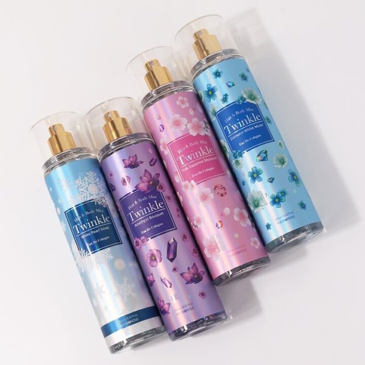 (무배)NEW 트윙클 바디미스트 250ml/ 퍼퓸스프레이 아메시스트 머스크 플로럴 비누향