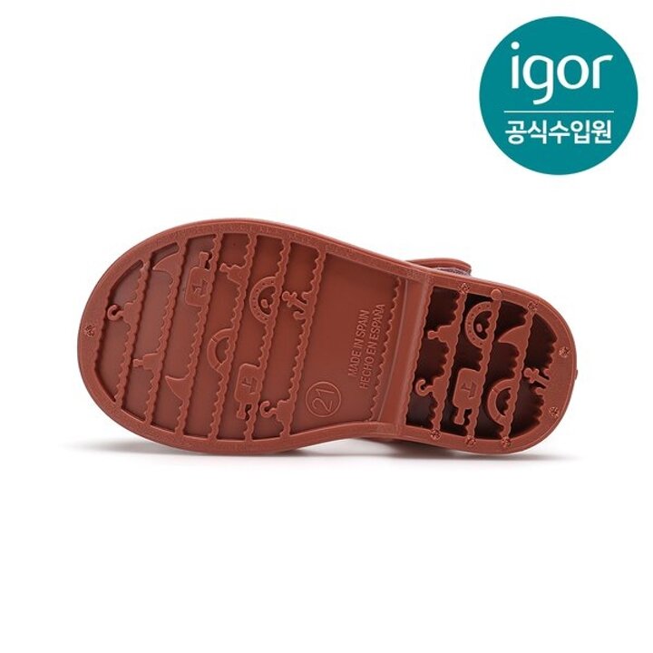 (신세계센텀점)[IGOR] 이고르 클라시카 테라코타 키즈샌들 여름샌들 유아샌들 아동샌들 키즈젤리슈즈