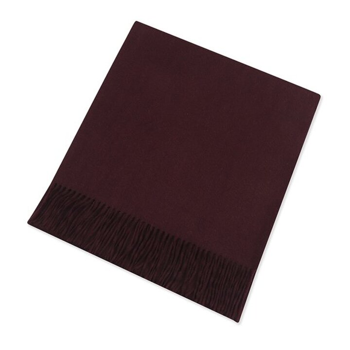 (신세계센텀점)[캐시미어 100] 캐시미어 지블링 머플러(40cm) (UFJWAM496C-WINE)