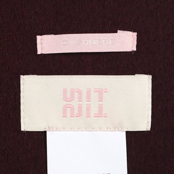 (신세계센텀점)[캐시미어 100] 캐시미어 지블링 머플러(40cm) (UFJWAM496C-WINE)
