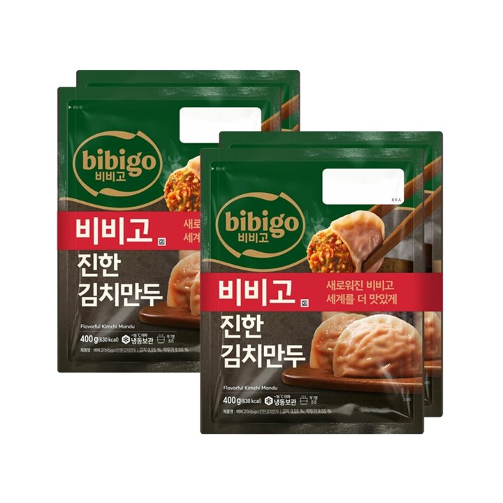CJ 비비고 진한김치만두400g x4봉