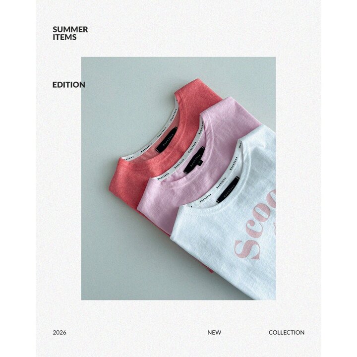(대구신세계)(최초가 36900원) 젤리몽 티셔츠 (3color)