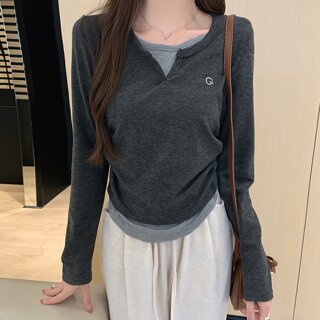 [귈림] 레이어드 브이넥 긴팔 티셔츠(G6FTS015P)