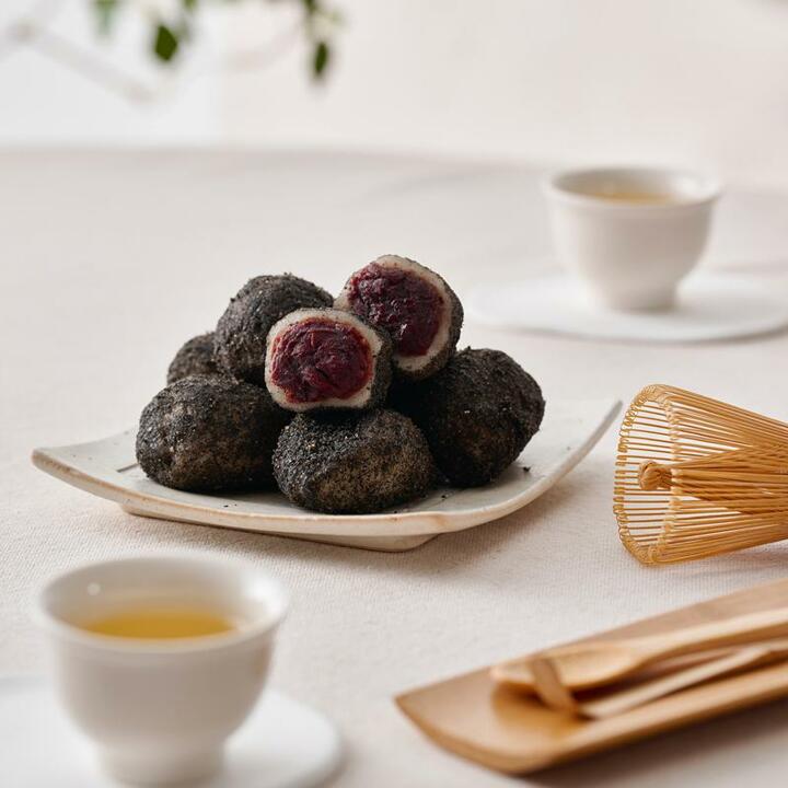 더바른 흑임자찹쌀떡 1box 떡 찹쌀떡