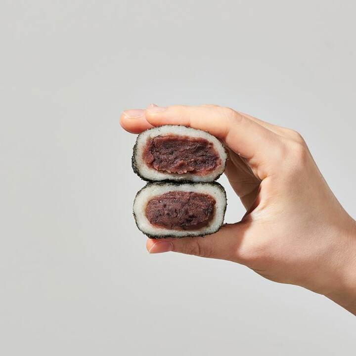 더바른 흑임자찹쌀떡 1box 떡 찹쌀떡