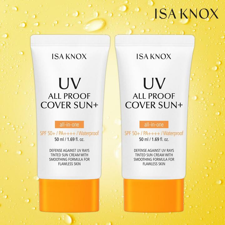이자녹스 올 프루프 커버 선 플러스 50ml 2개 (SPF 50+ / PA++++) 