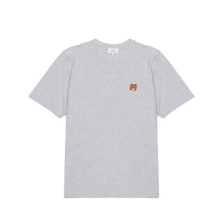메종키츠네 남성 폭스헤드 레귤러 티셔츠 라이트 그레이 PM00107KJ7026-H120