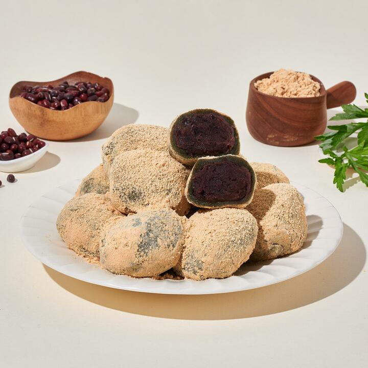더바른 콩쑥개떡1box 떡 찹쌀떡