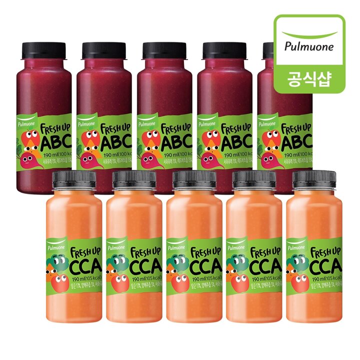 [풀무원] 프레시업 190mlX10병 (CCA 5개, ABC 5개)