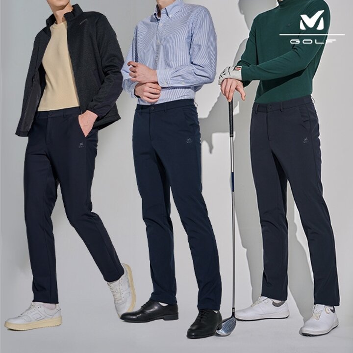 [밀레골프] 남성 기모 본딩팬츠 3종세트