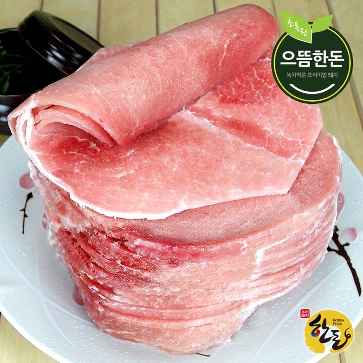 [으뜸한돈] 국내산 한돈 냉동 뒷다리살 (불고기용) 300g x3팩