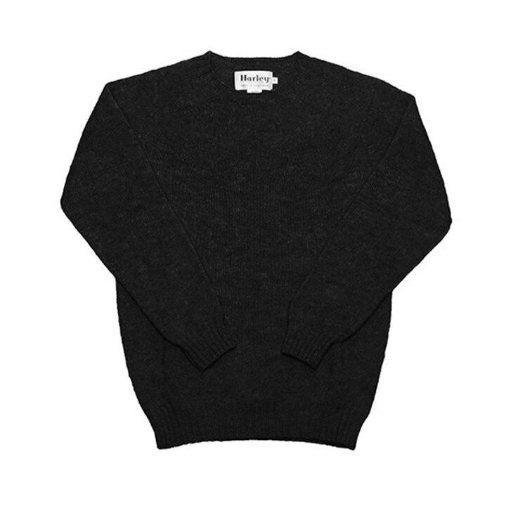 할리오브스코틀랜드 M3834 7 SHAGGY BLACK 쉐기독 블랙 홀가먼트 남성 니트