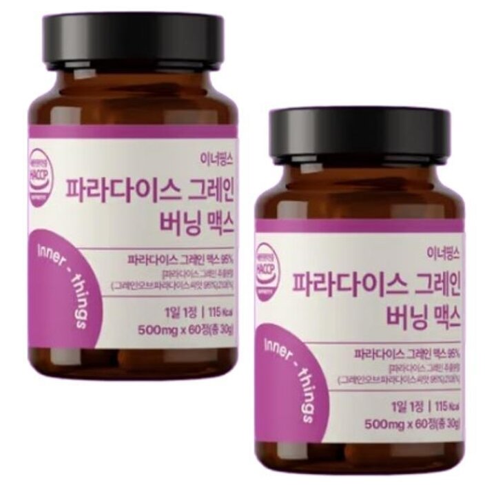 [단비]이너띵스파라다이스그레인버닝맥스60정x2개