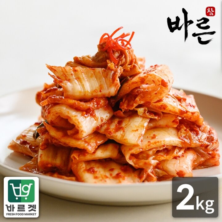 참바른김치 프리미엄 국내산 맛김치 2kg / 바른재료 바른위생 바르겟