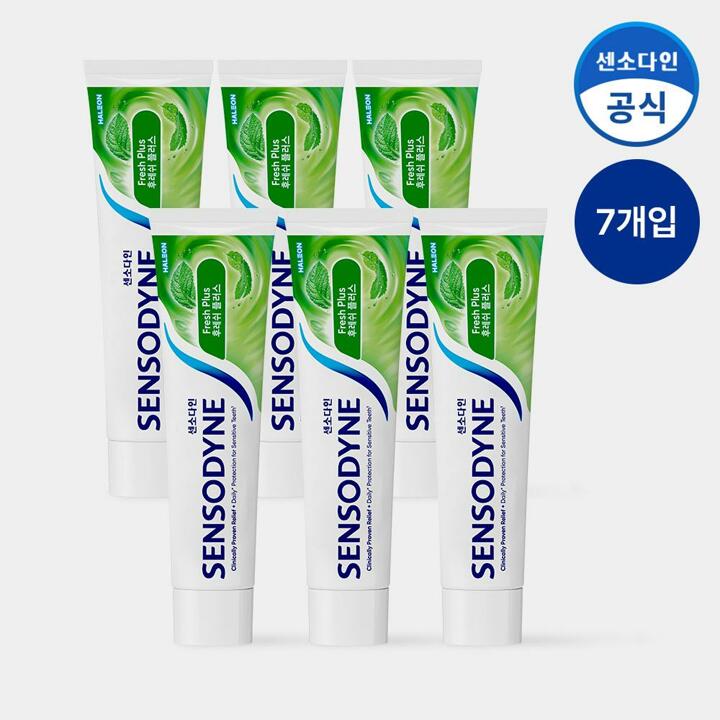 센소다인 후레쉬 플러스 민감성 치약 100g x7개