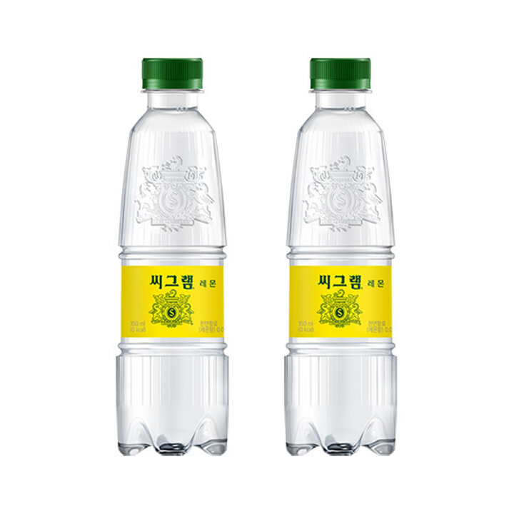 [본사]씨그램 350PET 24입 3종(플레인, 라임, 레몬)