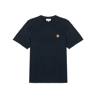메종키츠네 남성 폭스헤드 레귤러 티셔츠 블랙 PM00107KJ7026-P199