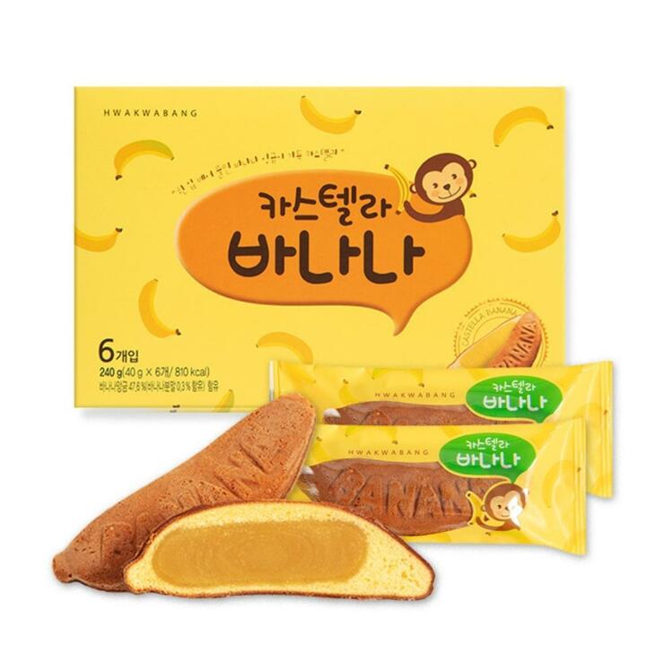 [화과방] 카스텔라 바나나 (38gx6개입) 