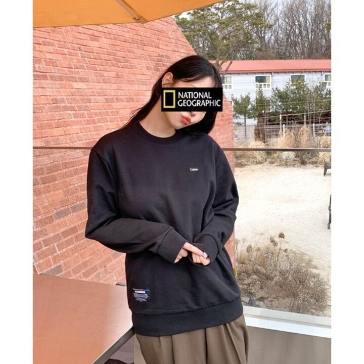 (신세계강남점)내셔널지오그래픽 N231USW010 남녀공용 폴하스 스몰로고 맨투맨