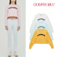고스피어 GOSPHERES WOMAN ARCH LOGO CROP SWEATSHIRTS-PW3UMT10