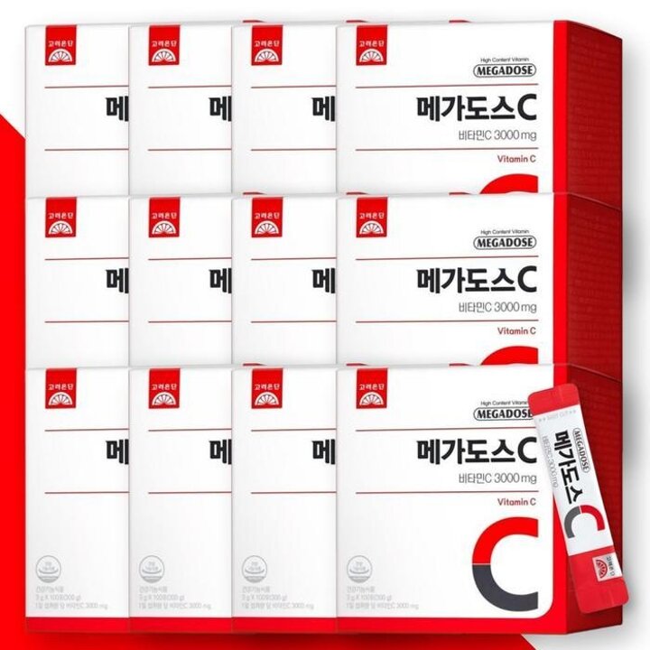 고려은단메가도스C3000고함량영국산비타민C100포x12개